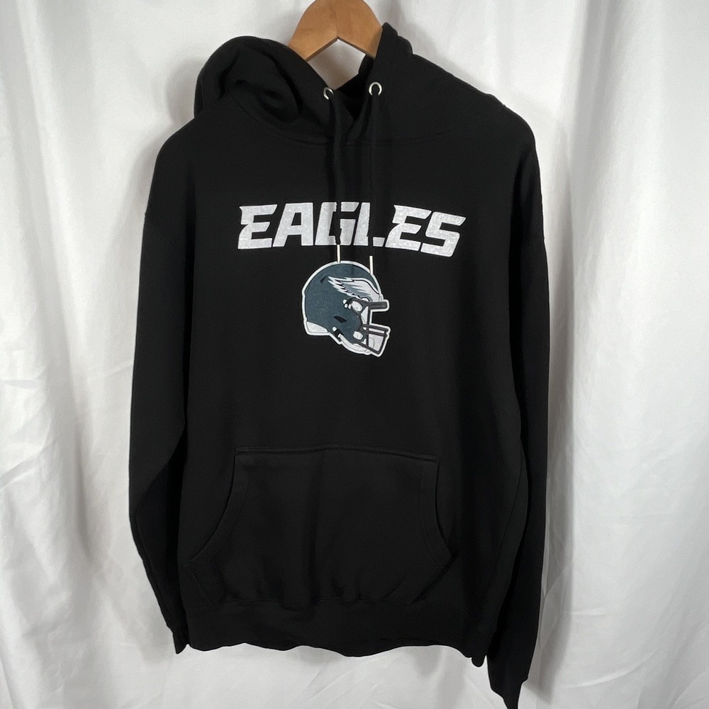 Fanatics Philadelphia Eagles DeJean #33 Black Hoodie Sweatshirt Size Large